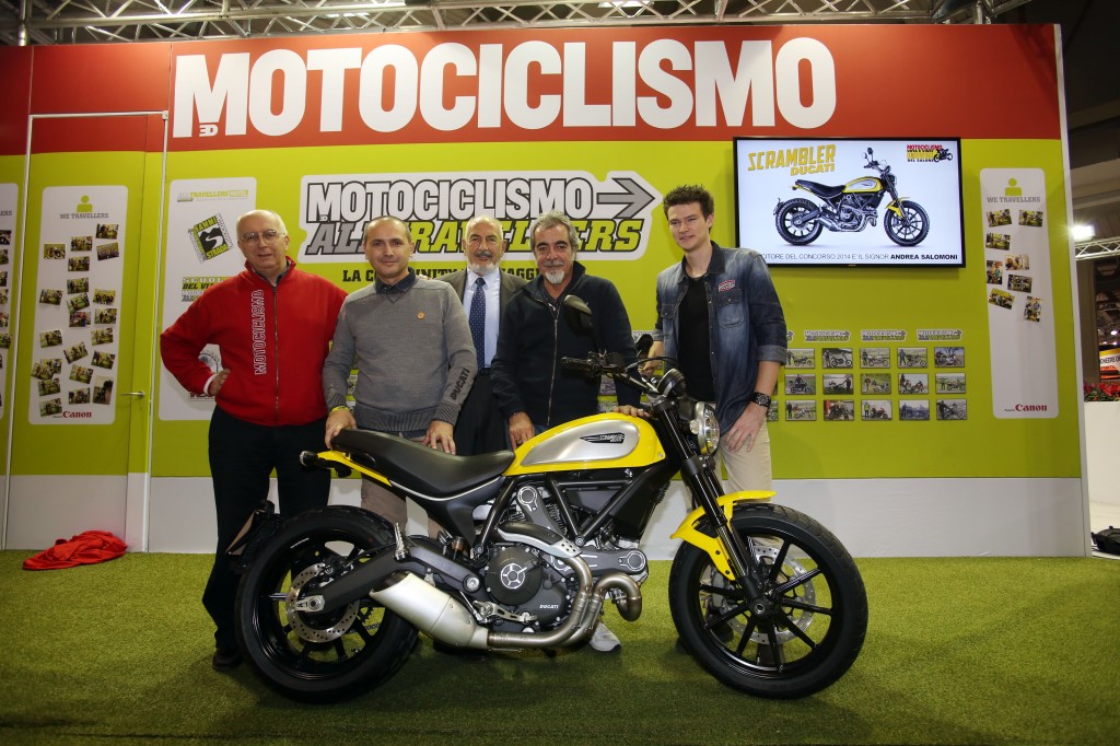 Eicma 2014 Visitors Award The Ducati Scrambler "most Beautiful Bike Of Show"