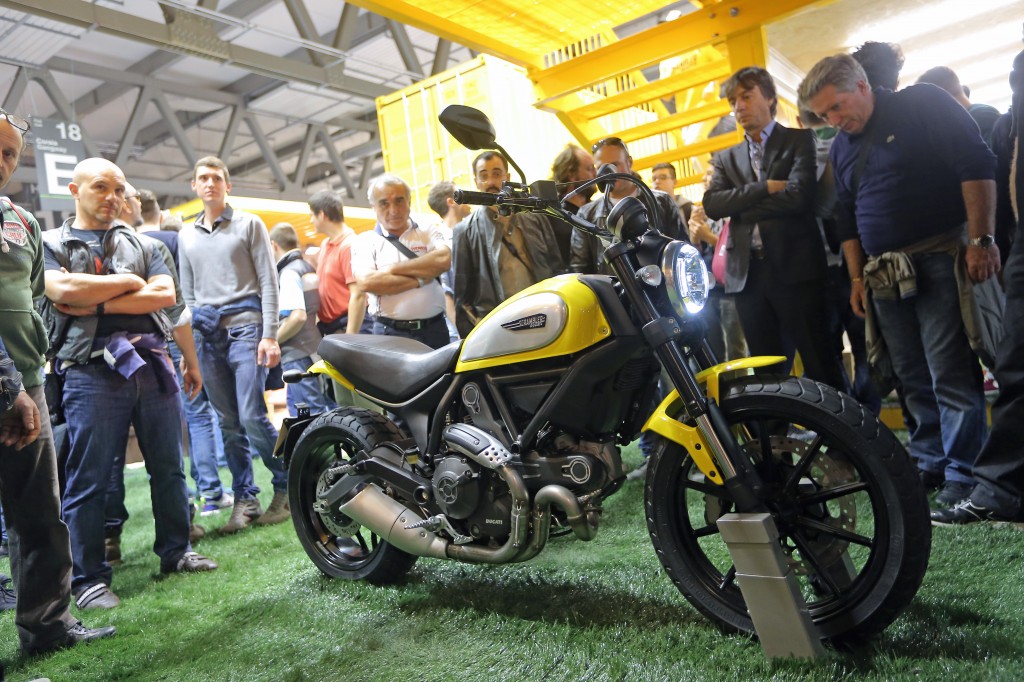 Eicma 2014 Visitors Award The Ducati Scrambler "most Beautiful Bike Of Show"