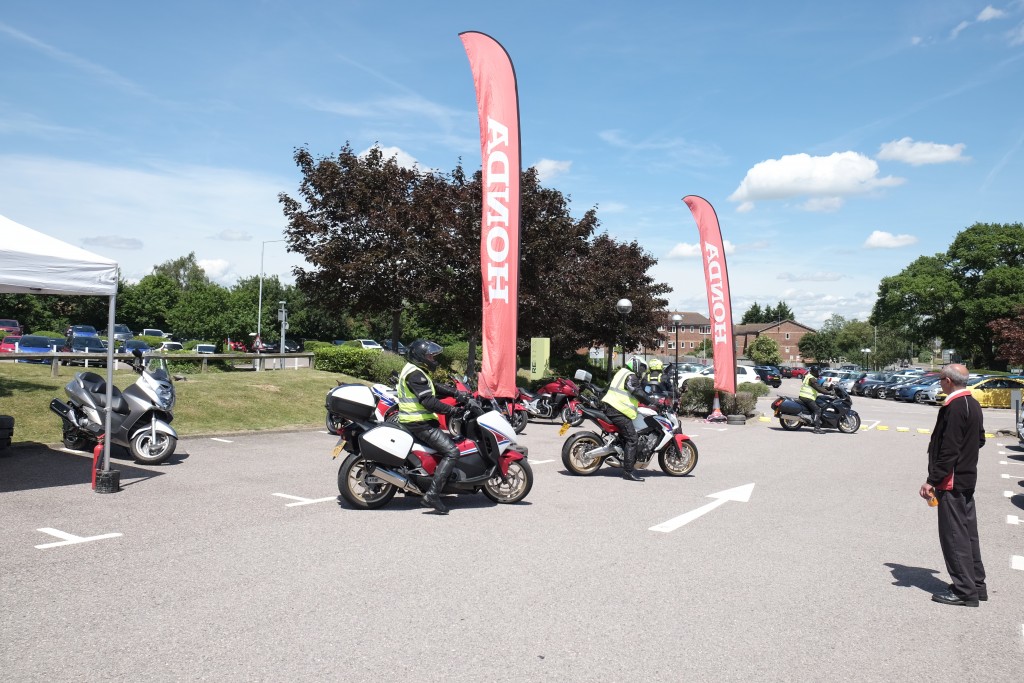 Honda staff ride at work during Ride to work Week-21223