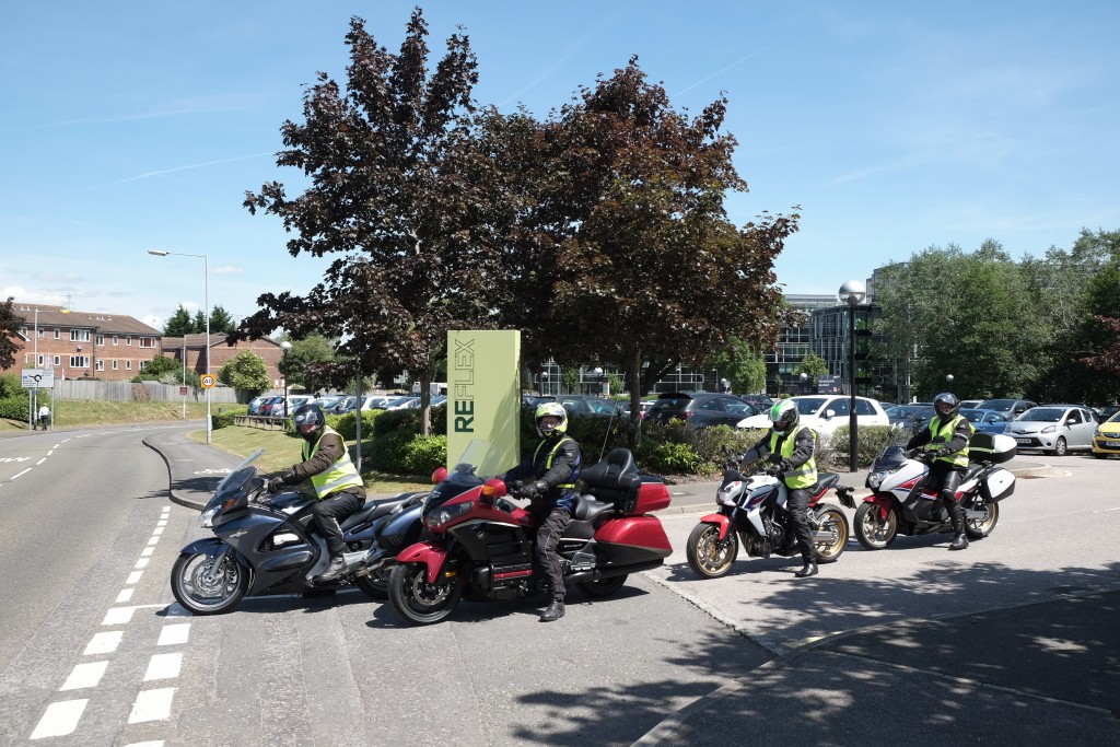 Honda staff ride at work during Ride to work Week-21225